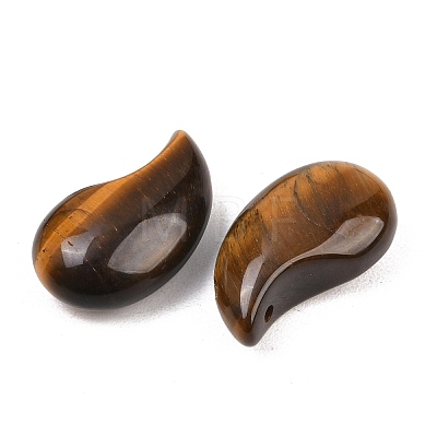 Natural Tiger Eye Pendants G-B195-03N-1