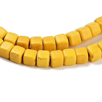 Synthetic Turquoise Beads Strands X-TURQ-G108-4x4mm-06-1