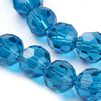 Glass Beads Strands EGLA-J042-8mm-14-1