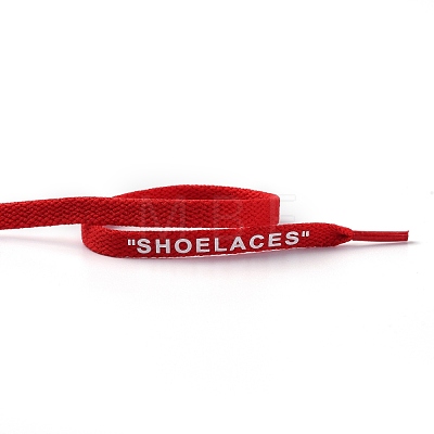Polyester Flat Custom Shoelace AJEW-H116-A05-1