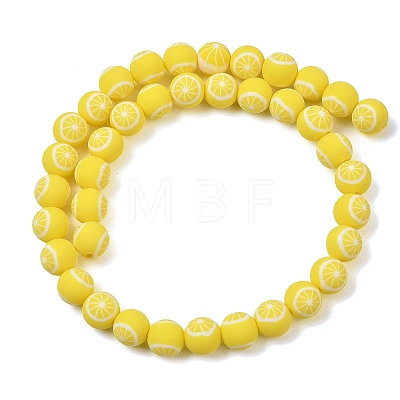 Handmade Polymer Clay Beads Strands PY-CBAEC33-02P-1