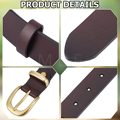 Cowhide Waist Belts AJEW-WH20070-229B-1