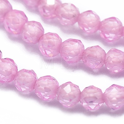 Cubic Zirconia Beads Strands G-G792-47-05A-1