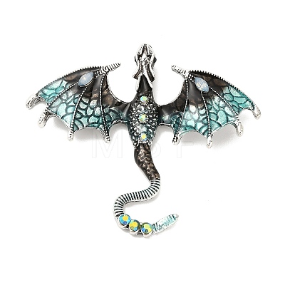 Alloy Rhinestone Big Pendants X-FIND-I060-01AS-04-1
