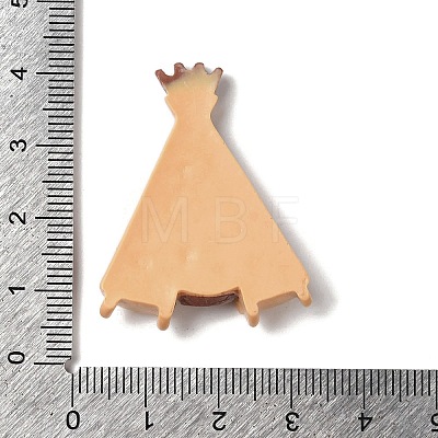 Cartoon Tribe Theme Opaque Resin Decoden Cabochons RESI-M043-01G-1