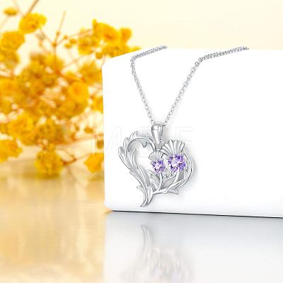 Alloy Rhinestone Pendant Necklaces WGF262C-01-1