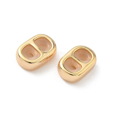 Brass Silicone Slide Charms KK-C099-06B-G-1