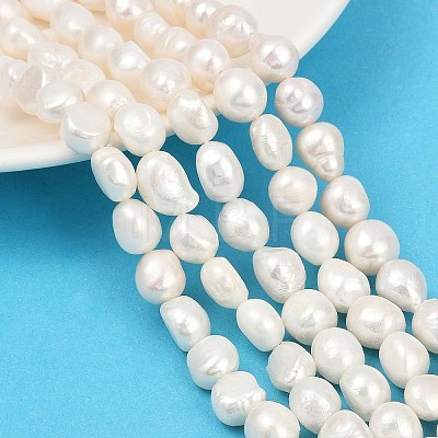 Natural Cultured Freshwater Pearl Beads Strands PEAR-P064-20L-02A-1