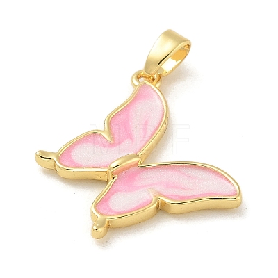 Brass Enamel Pendants KK-G517-01G-02-1