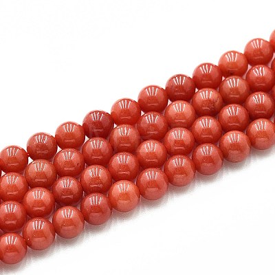 Natural Quartz Beads Strands G-N355-6mm-72-1