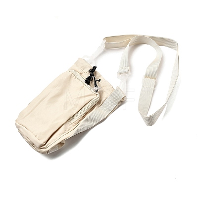 Cloth Crossbody Water Bottle Bag with Adjustable Strap AJEW-C047-03A-1