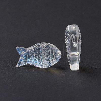 Transparent Electroplate Glass Beads X-GLAA-I050-10K-1