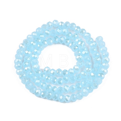 Electroplate Glass Beads Strands EGLA-A044-J3mm-A04-1