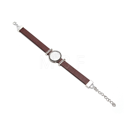PU Leather Cord Bracelet Making AJEW-TAC0034-01A-1