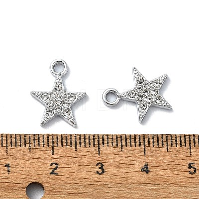 Alloy Rhinestone Pendants RB-P037-01P-03-1