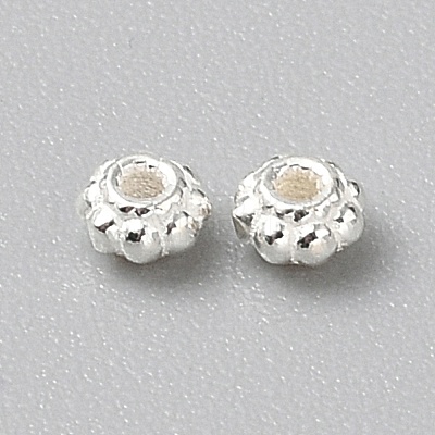 925 Sterling Silver Beads STER-WH0019-29A-1