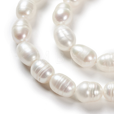 Grade A Natural Cultured Freshwater Pearl Beads Strands X-A23WD011-1