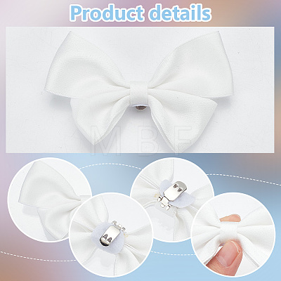 Bowknot Polyester Shoe Decorations FIND-WH0423-93A-1