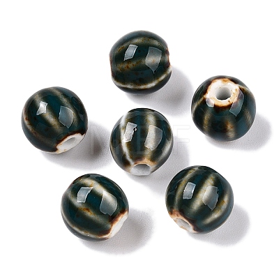 Handmade Porcelain Beads X-PORC-S498-24H-1