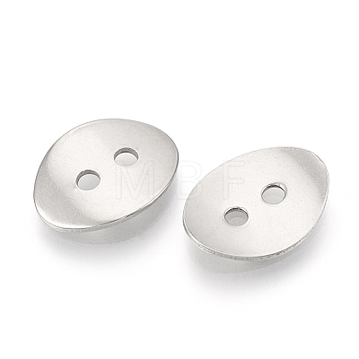 201 Stainless Steel Buttons X-STAS-T047-07-1