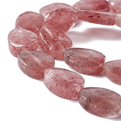 Natural Strawberry Quartz Beads Strands G-M208-12-1