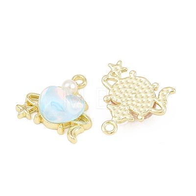 Alloy & Glass & Plastic Pearl Pendants FIND-G114-03G-1