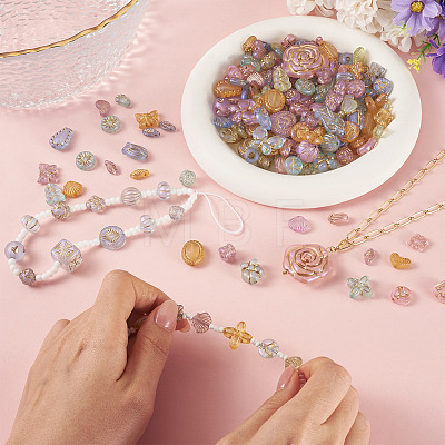 100G Transparent Acrylic Beads OACR-BT0001-05F-1