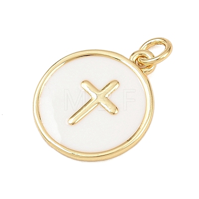 Brass Enamel Pendants X-KK-L251-02G-E04-1