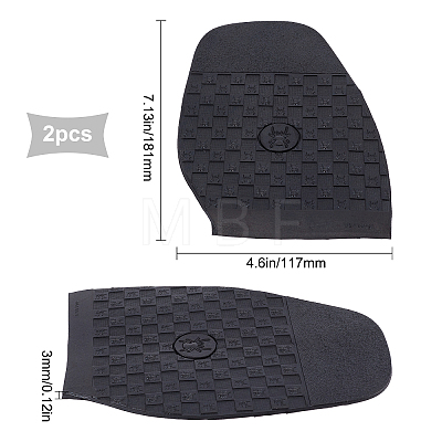 Anti Skid Rubber Shoes Bottom Pad DIY-WH0319-40-1
