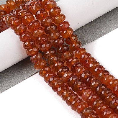 Natural Carnelian(Dyed & Heated) Beads Strands G-Q194-A01-01-1