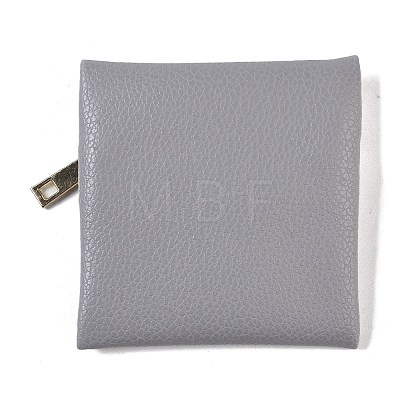 Imitation Leather Jewelry Storage Zipper Bags ABAG-G016-01A-04-1