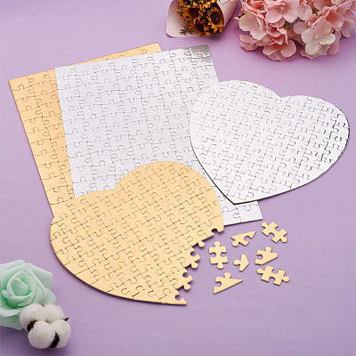 4 Sets 4 Style Paper Heat Press Thermal Transfer Crafts Puzzle DIY-TA0003-59-1