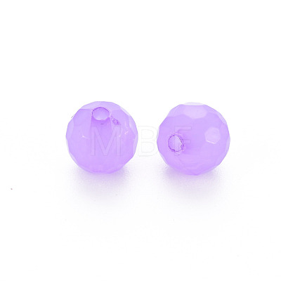 Transparent Acrylic Beads TACR-S154-62E-04-1