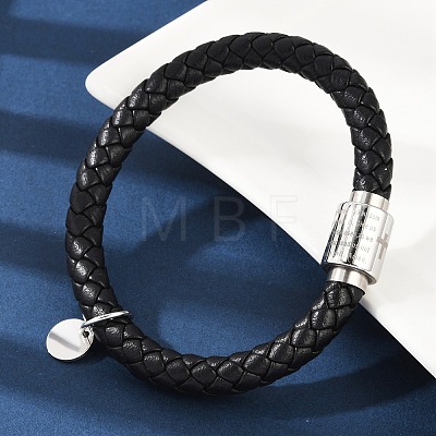 Braided Microfiber Leather Cord Bracelets BJEW-D304-13P-02-1