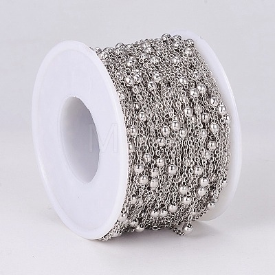 304 Stainless Steel Cable Chains CHS-E018-08P-1