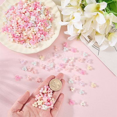 1000Pcs Plastic Beads KY-PA0001-23-1