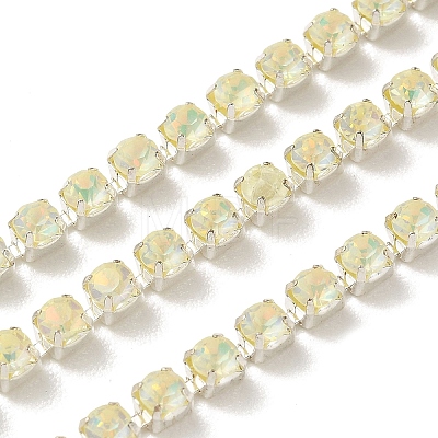 Iron Rhinestone Cup Chains CH-A008-02B-1