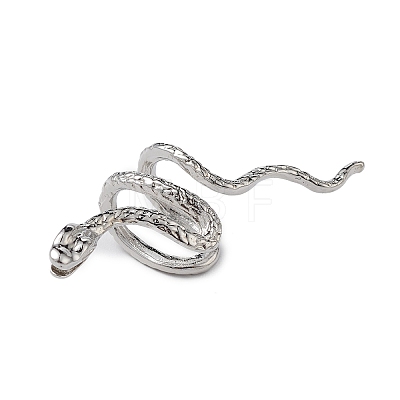 Alloy Snake Cuff Earrings EJEW-L263-01P-1