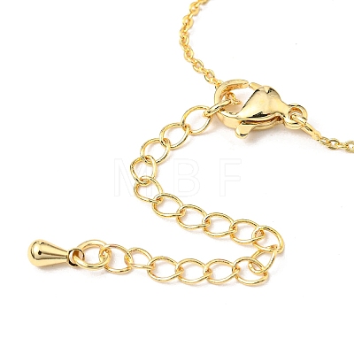 Brass Cable Chain Necklaces Making MAK-L025-05G-1