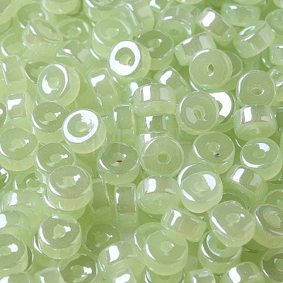 Imitation Jade & Luster Glass Seed Beads SEED-E001-J3x6mm-A03-1