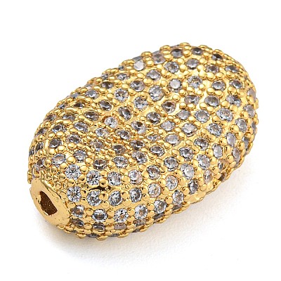 Rack Plating Brass Micro Pave Cubic Zirconia Charms KK-G513-74A-02G-1