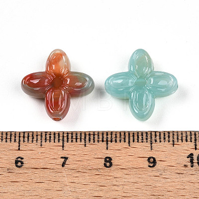 Transparent Acrylic Beads TACR-T028-35I-1