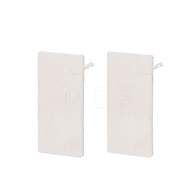 Brass Stud Earrings EJEW-G471-27A-P-1