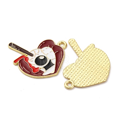 Halloween Alloy Enamel Pendants STAS-I354-01G-L-1