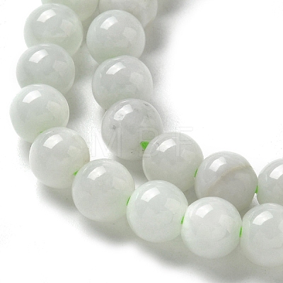 Natural Myanmar Jadeite Beads Strands G-L595-C01-01B-1