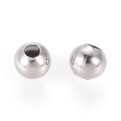 304 Stainless Steel Round Seamed Beads A-STAS-R032-2mm-1
