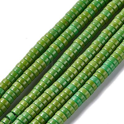 Synthetic Turquoise Beads Strands X-TURQ-G110-4x2mm-10-1