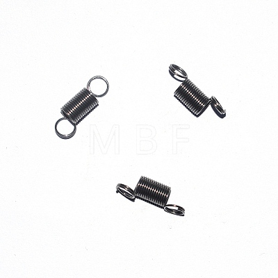 Iron Spring Bead Clamps for Beading Jewelry Making FIND-WH0128-14B-1