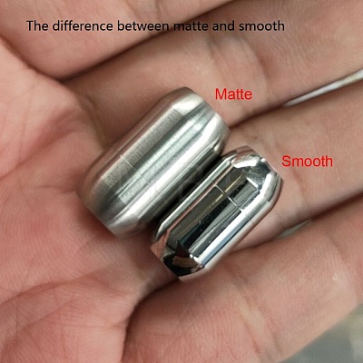 Matte 304 Stainless Steel Barrel Magnetic Clasps with Glue-in Ends STAS-E089-06F-1