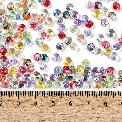 6/0 Spray Paint Glass Seed Beads SEED-H003-11H-1